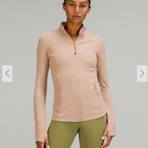 lululemon athletica Beige Zip-Up Jacket